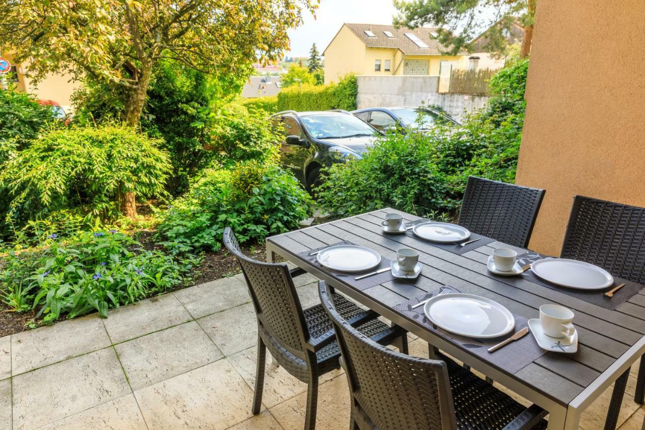 Studio Apartment - Terrace, Private Parking Place Würzburg Eksteriør bilde